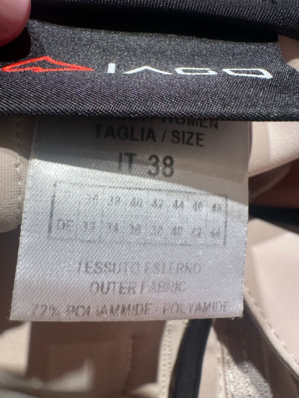 Iago Italia Equestrian Riding Show Breeches, Tan, Size 24, Excellent Condition! - Picture 10 of 14